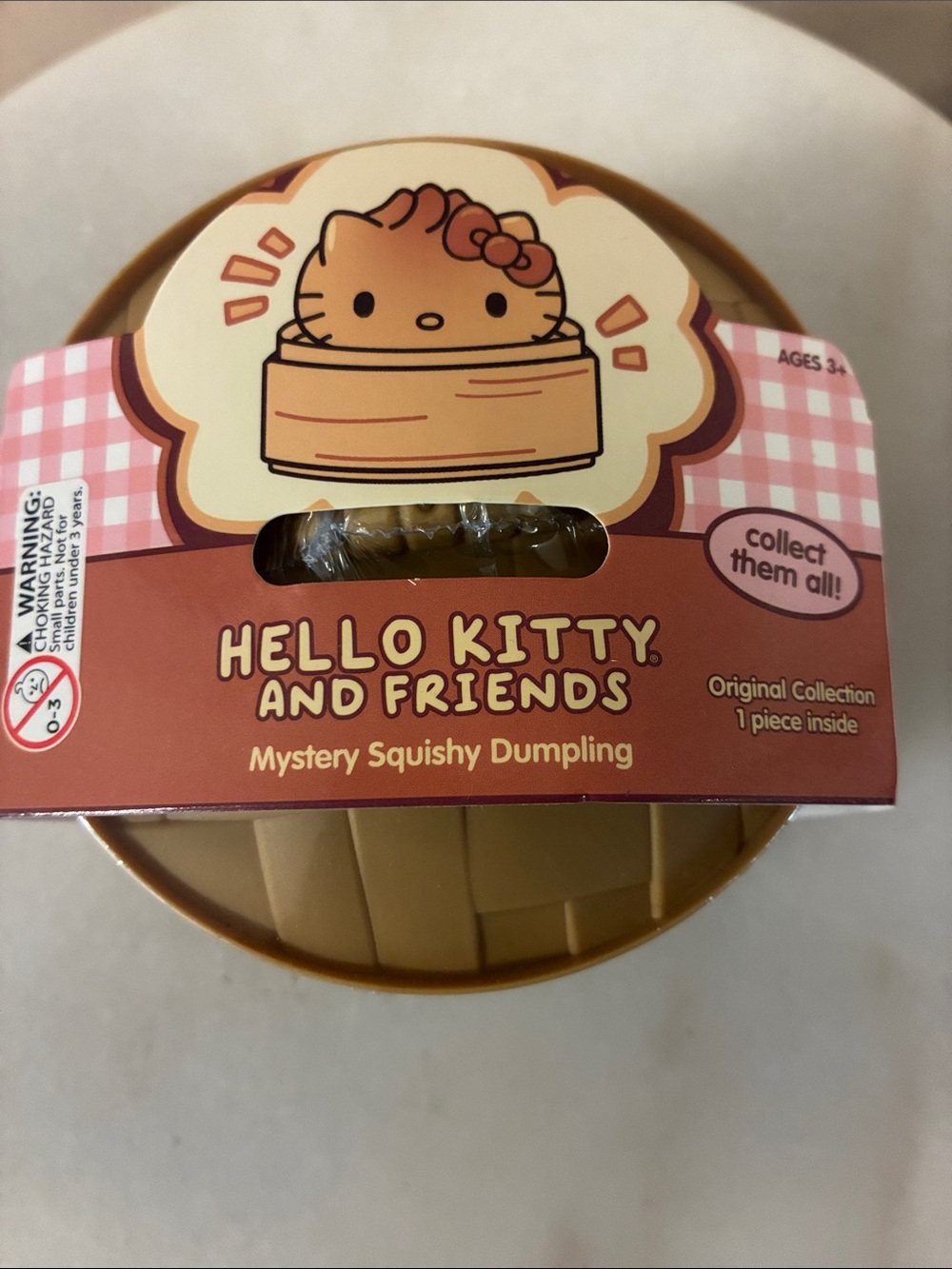 Sanrio Hello Kitty and Friends Mystery Squishy Dumpling - Brown